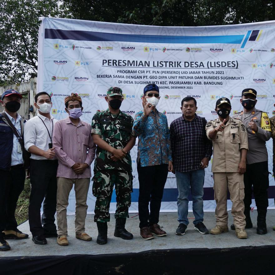 Peresmian Listrik Desa Sugihmukti Dikampung Paranggong Kec.Pasirjambu Kab.Bandung CSR PLN UID JABAR 
